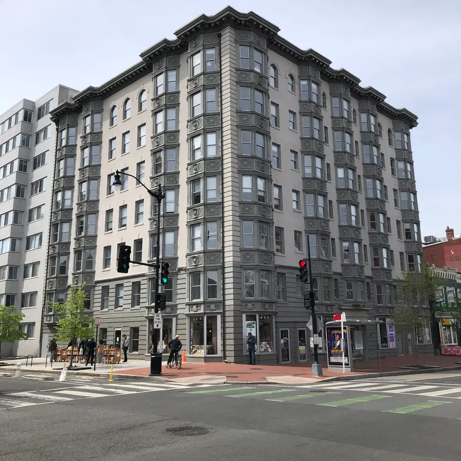 Outdoor photograph of the building of my DC Maternity Studio