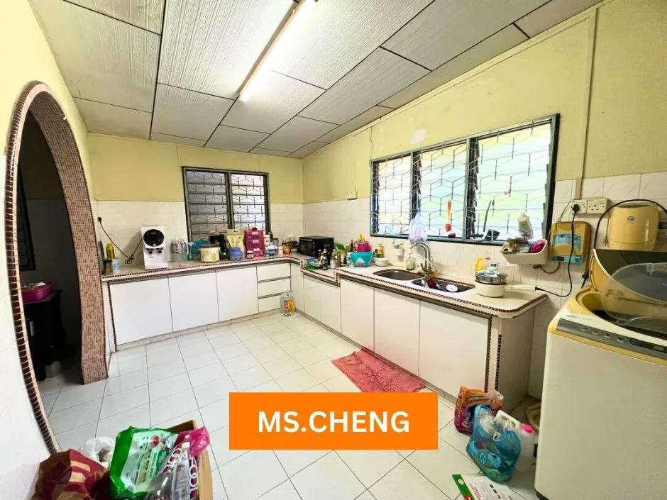 taman mas 1 storey semi-d house for sale at simpang ampat penang
