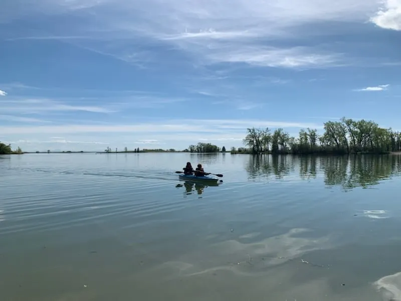 letting go, Kayaking