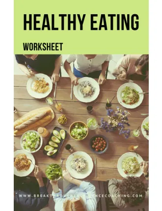 Healthy Eating Worksheet