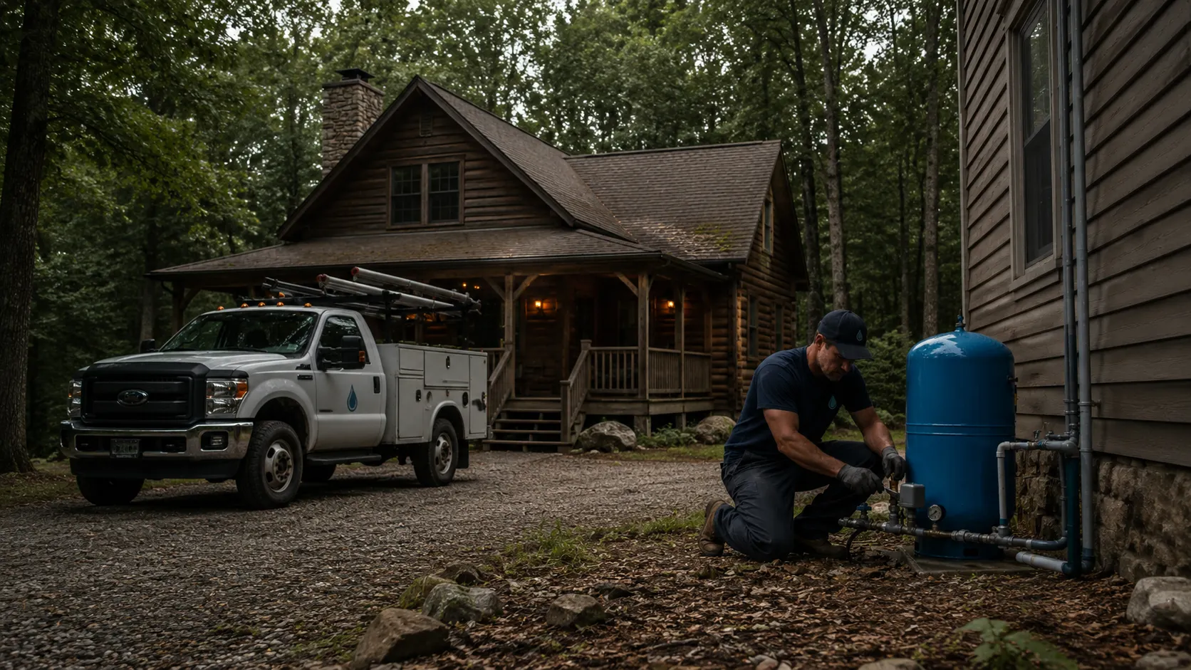 Replacing a broken submersible well pump in Canton, Georgia, we do emergency well pump repairs and drilling
