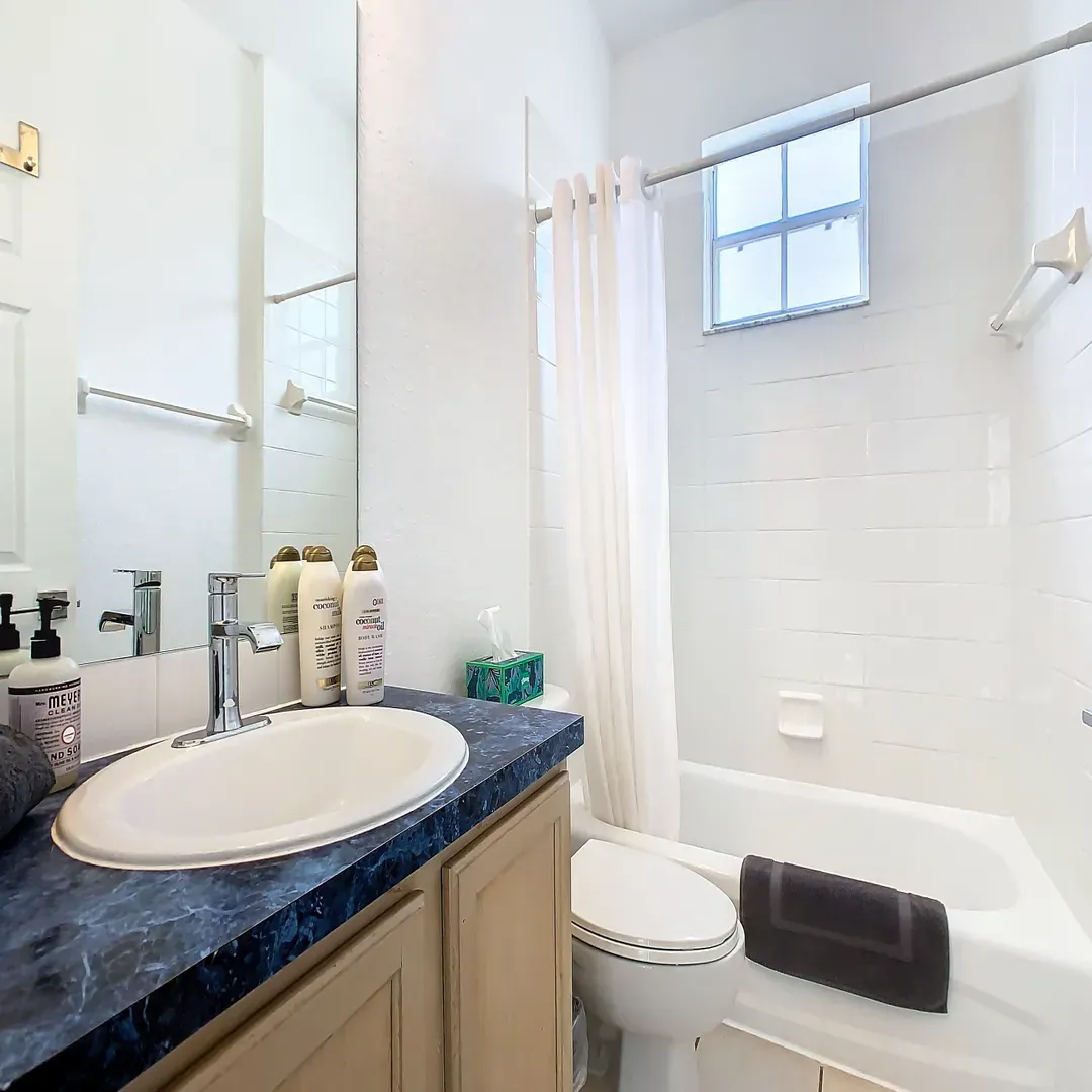 Bathroom #2 with Bathtub & Shower Combo