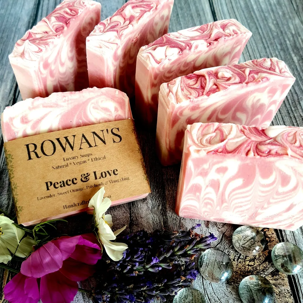 Peace and Love Rowan's Soaps