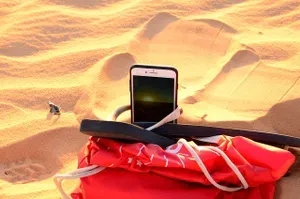 work from anywhere bring your cell phone to the beach