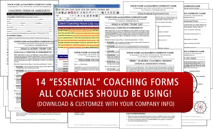 Coaching Client Forms by Bart Smith