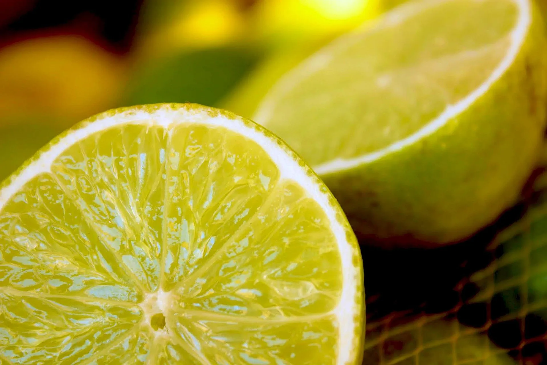 Lemon essential oil fills the air with a fresh and vibrant aroma.