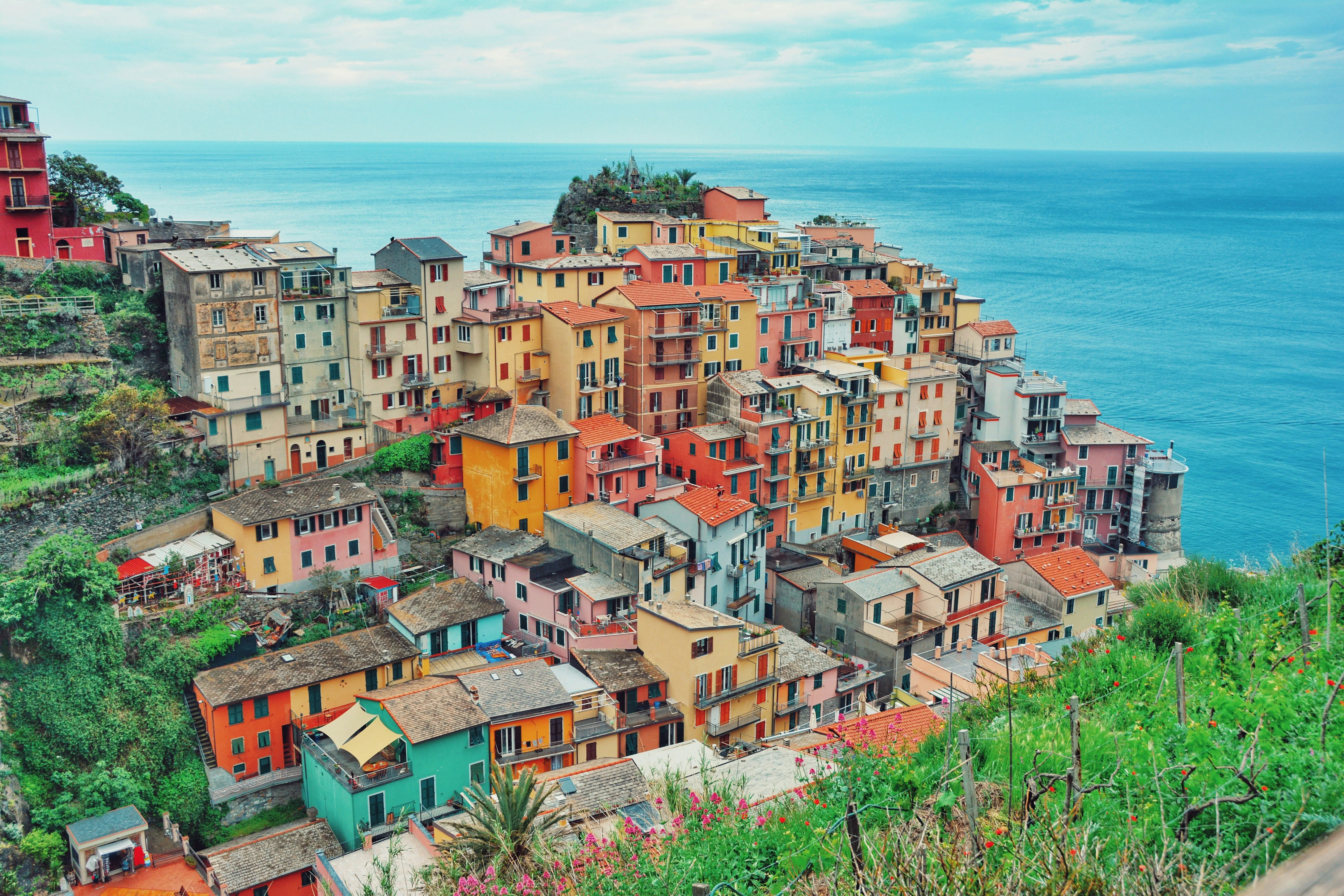 follow the aurora - scenic italy coast side village