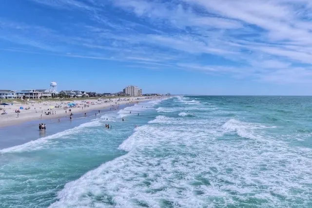 Image of the Atlantic Ocean Off Wrightsville Beach, NC