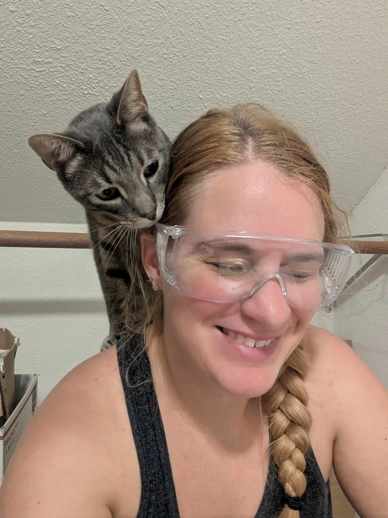 Trisha with Cat