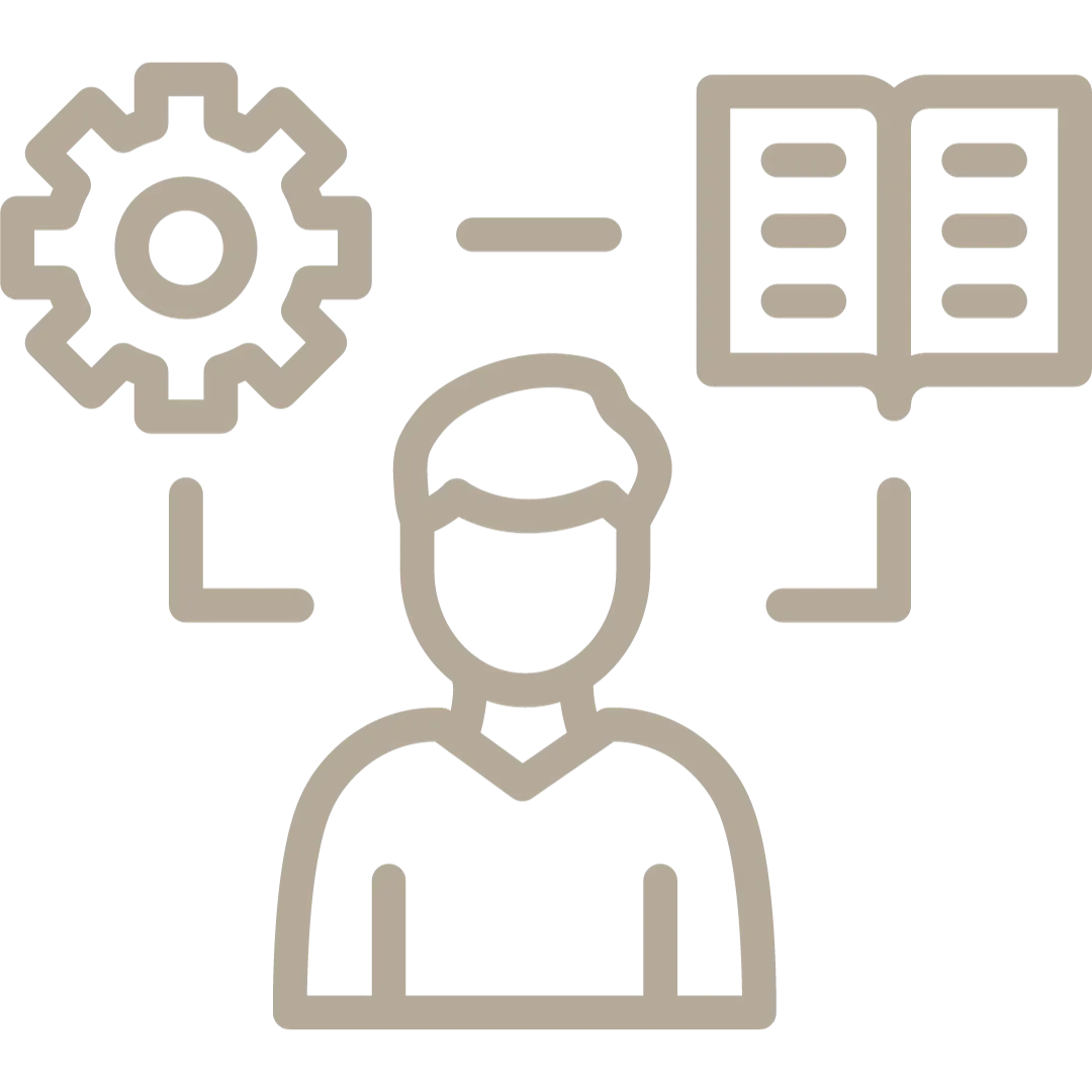 icon depicting man with experience