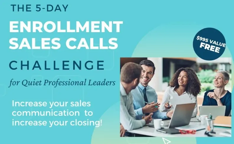 enrollment sales challenge