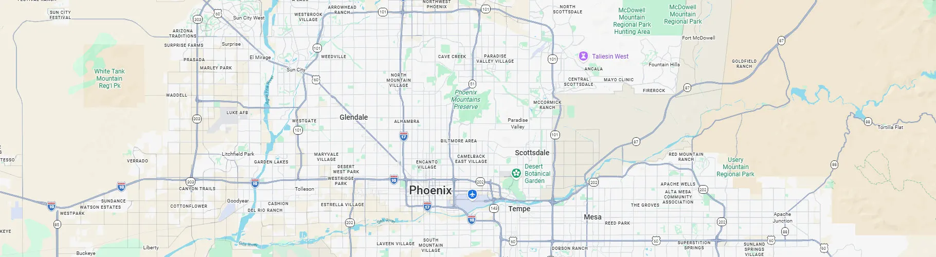 Phoenix Map