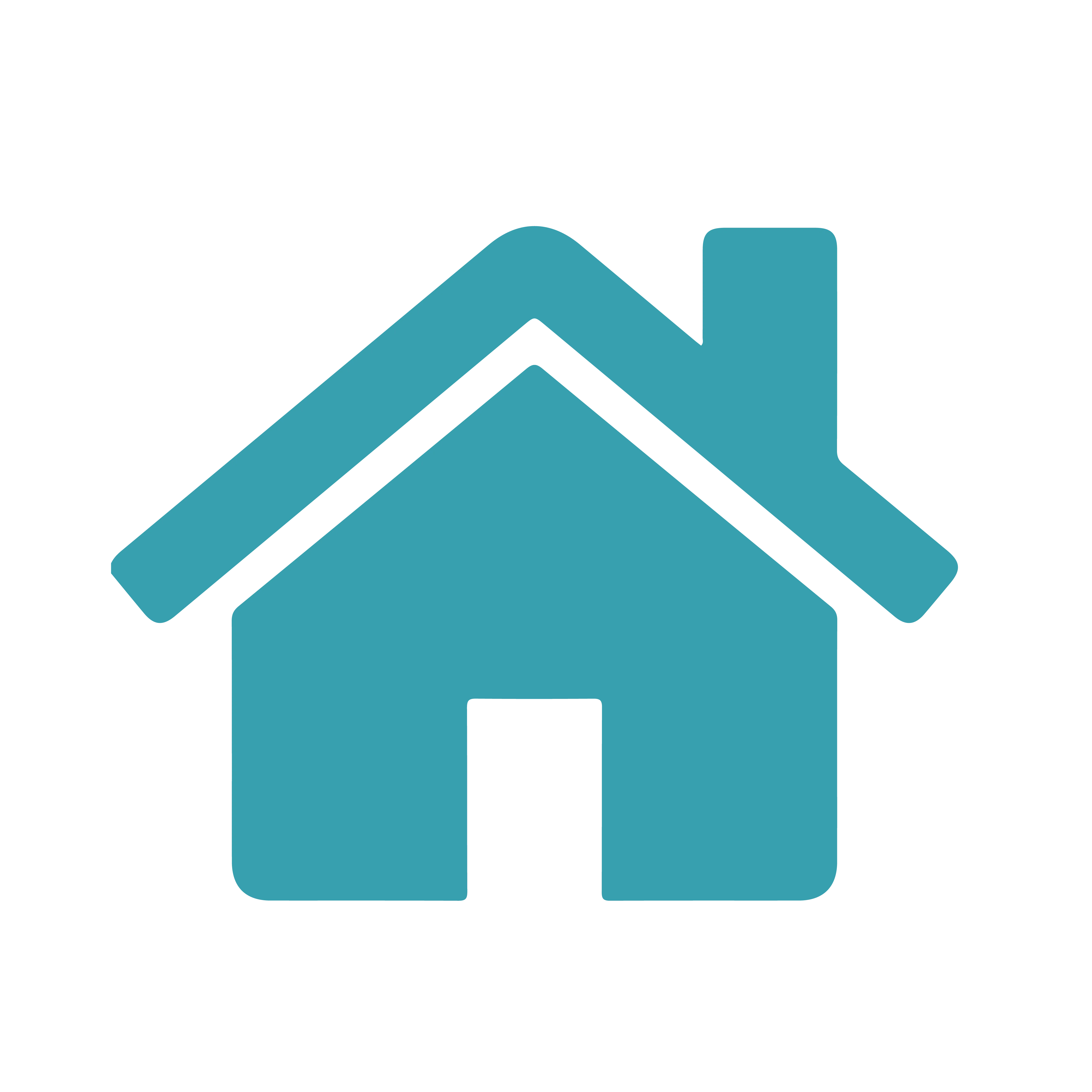 House Icon - Graphic representation of a house, symbolizing estate planning, property management and safeguarding assets