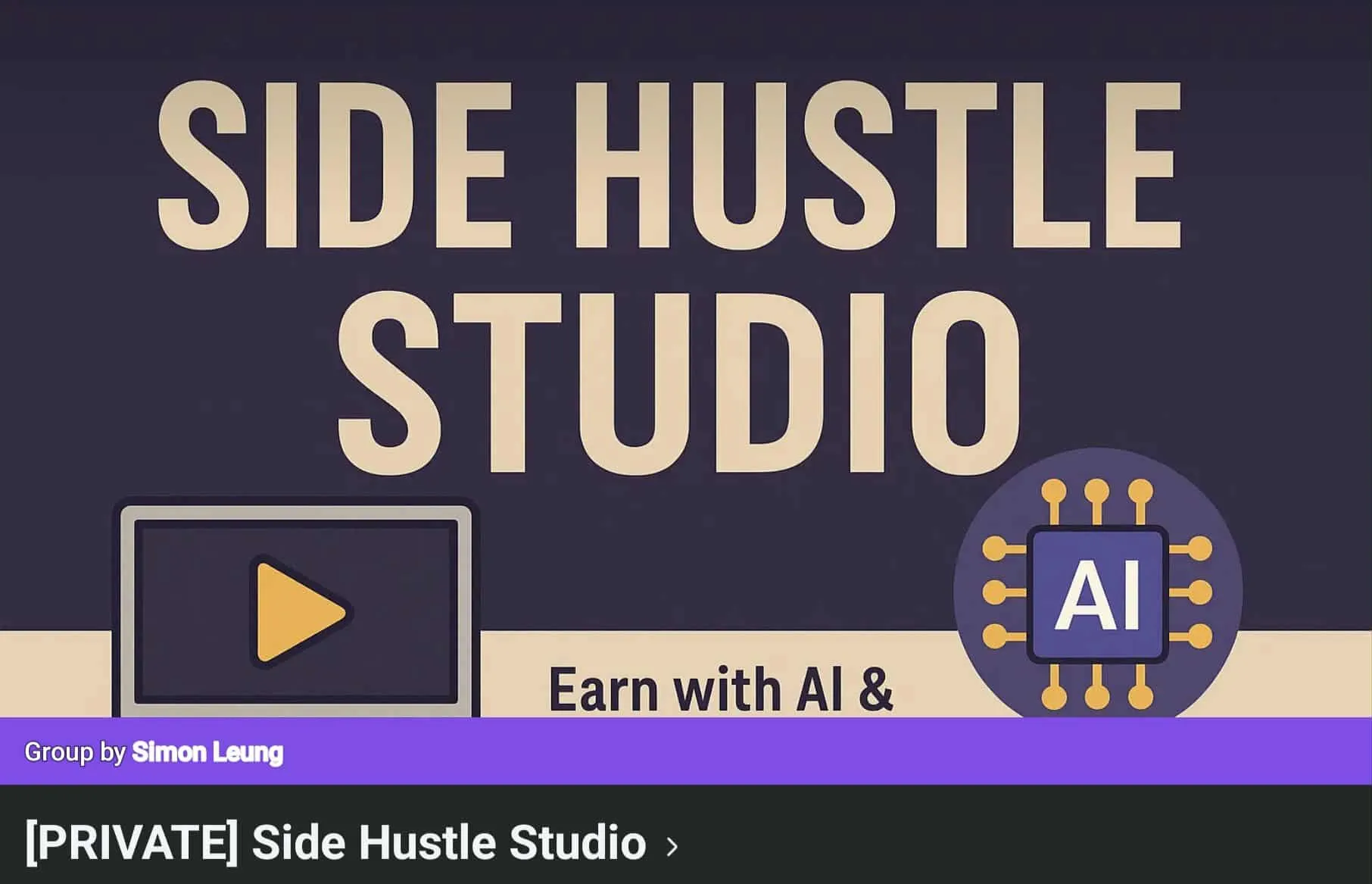 side hustle studio facebook group