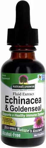 Nature's Answer Enchinacea & Goldenseal | Supports a Healthy Immune System | Super Concentrated Pure Extract | Alcohol-Free, Gluten-Free, Vegan & Kosher Certified 1oz