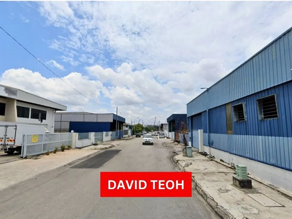 juru industry area 1.5 storey semi d factory for rent in juru simpang ampat penang