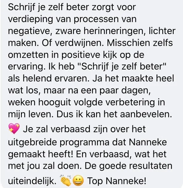 Review Schrijf jezelf beter