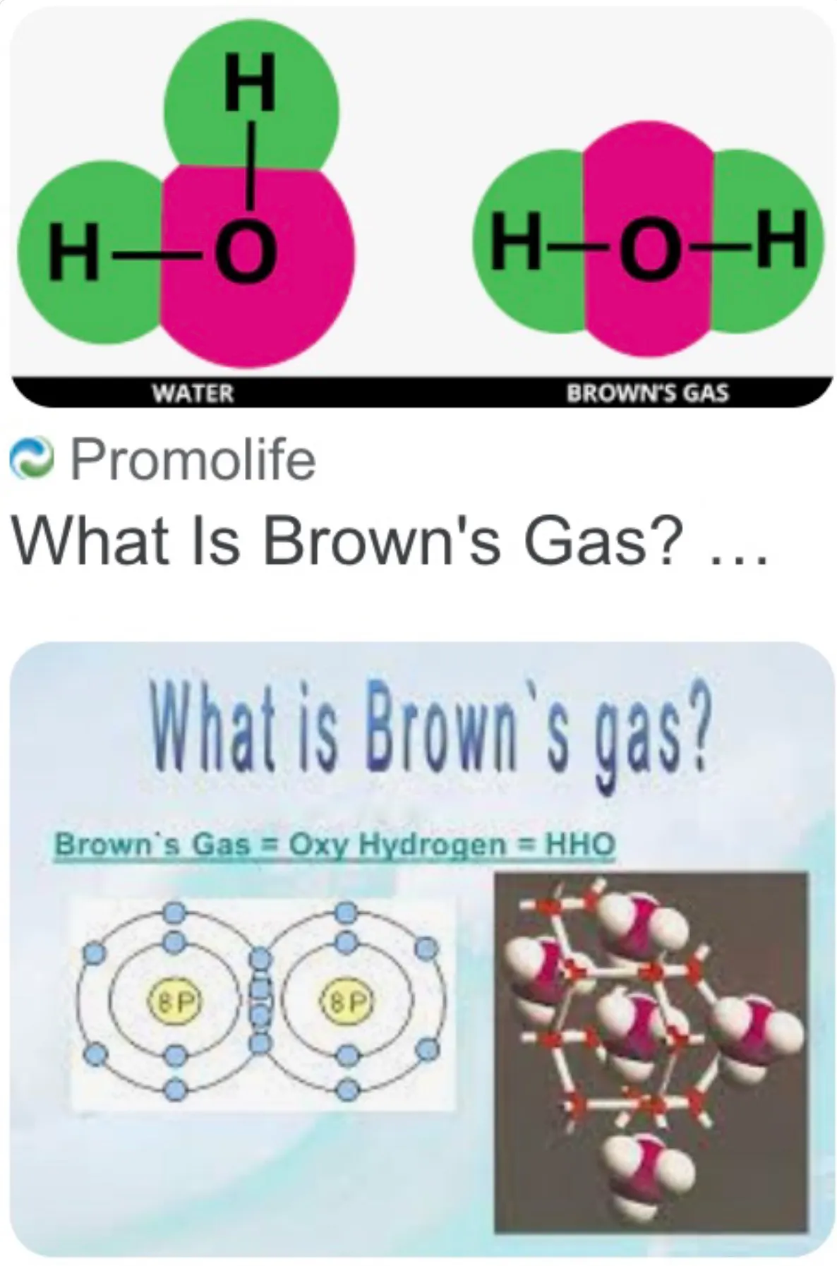 What is Brown's Gas?