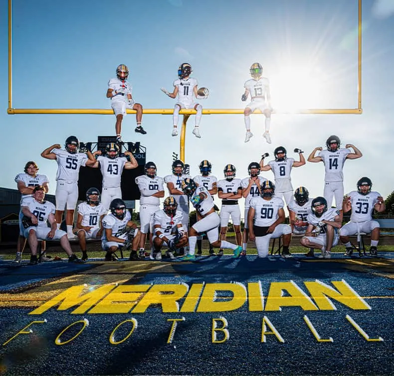 Meridian Varsity Football team