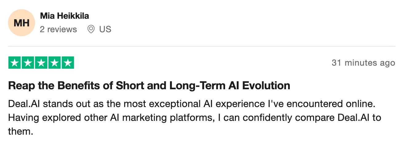 Deal.ai Testimonials