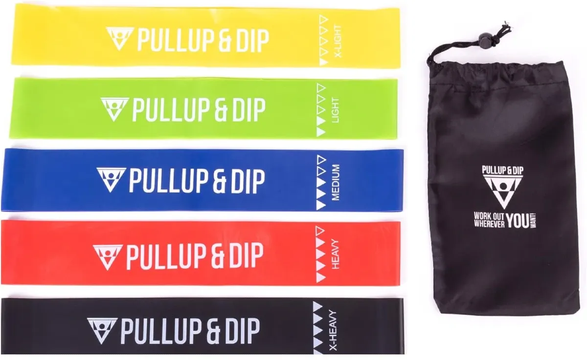  Set mini bandas en loop marca PULLUP & DIP