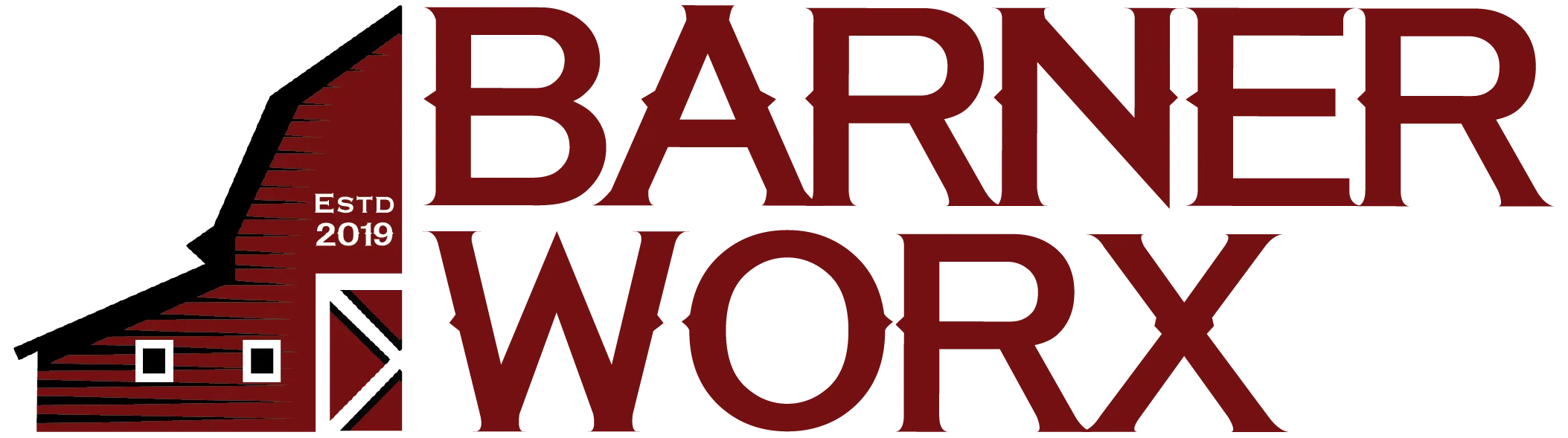 BarnerWorx Red Half-Barn Logo