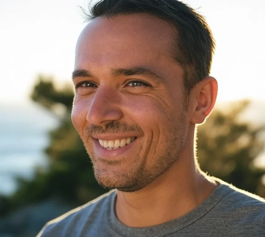 A handsome man from 