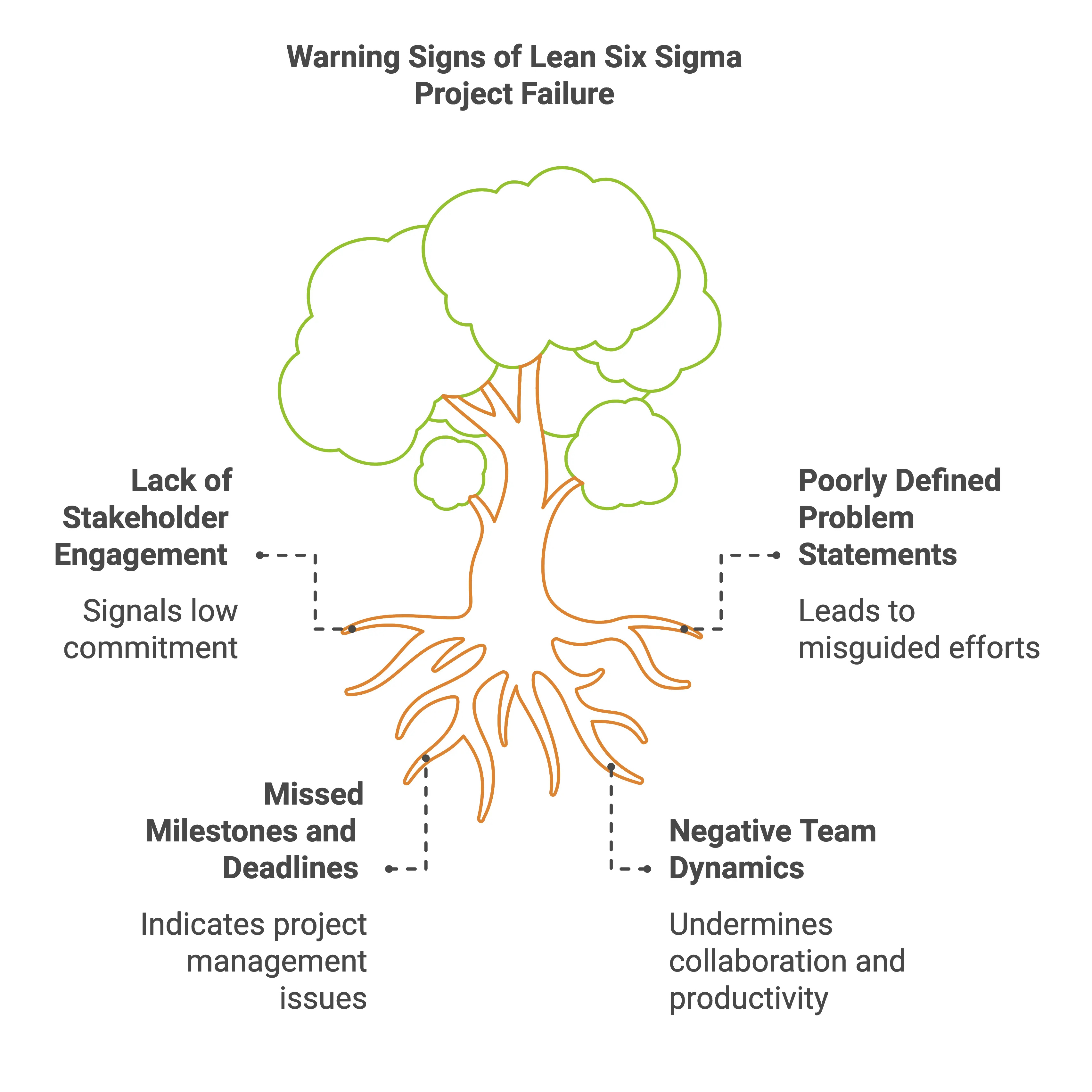 Warning Signs of Lean Six Sigma Project Failure