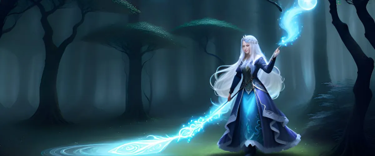 Mystical female warrior