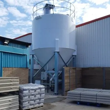 Low Height 50ton Vertical Cement Silo