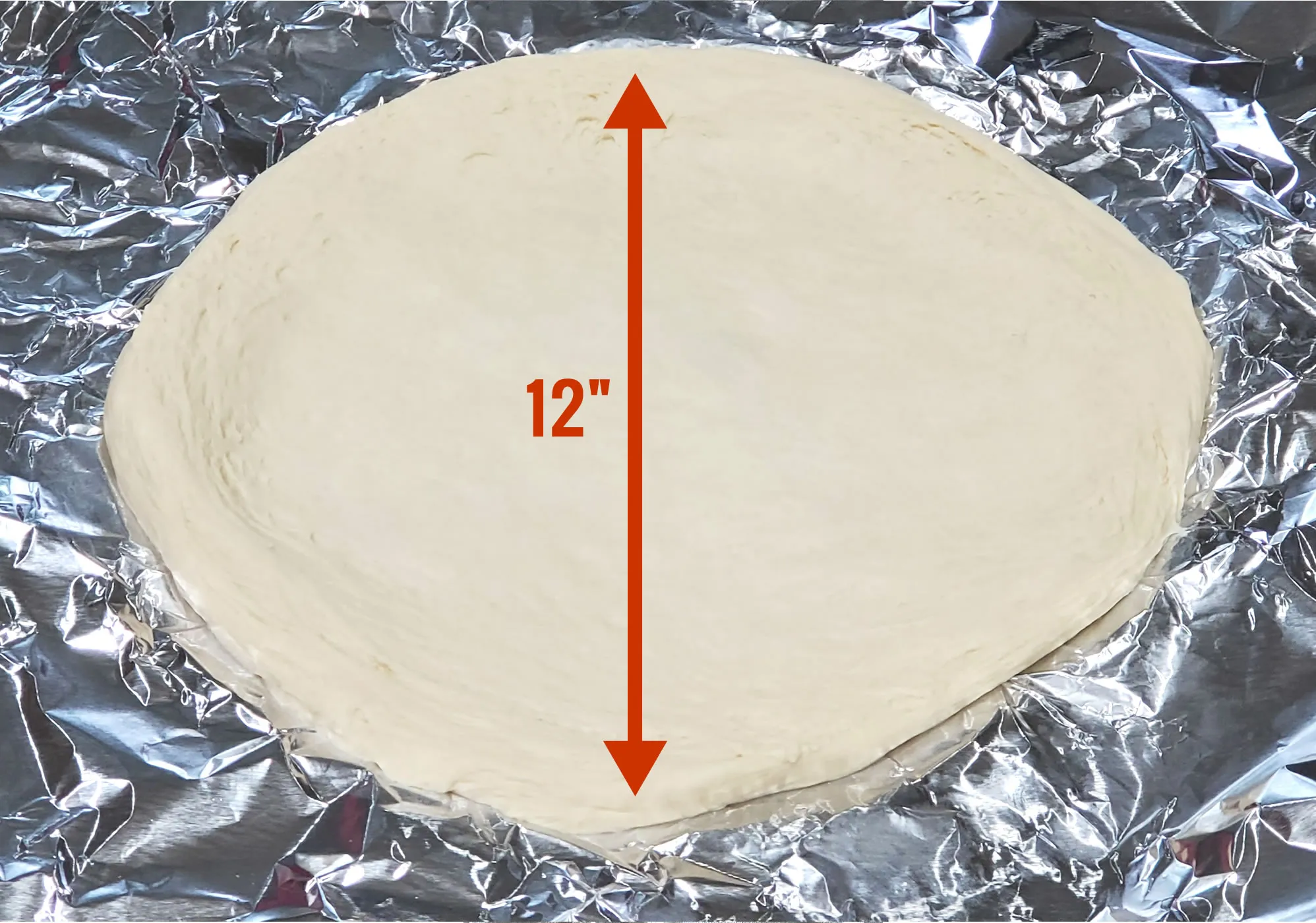 Spread Calzone (Pizza) Dough Out