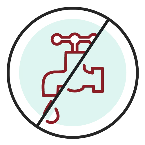 Faucet icon symbolizing that Land Avion buys properties as-is, with no repairs or improvements needed.