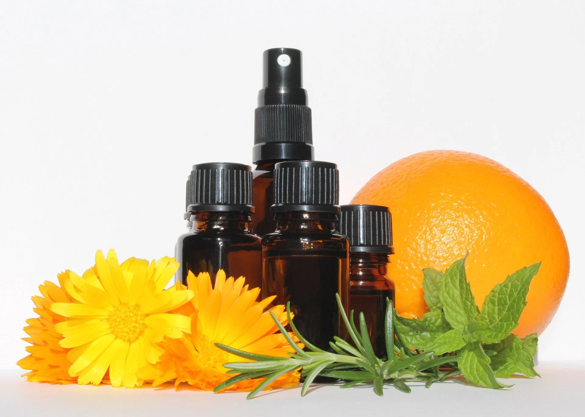 Orange essential oil blends well with several oils, including peppermint.