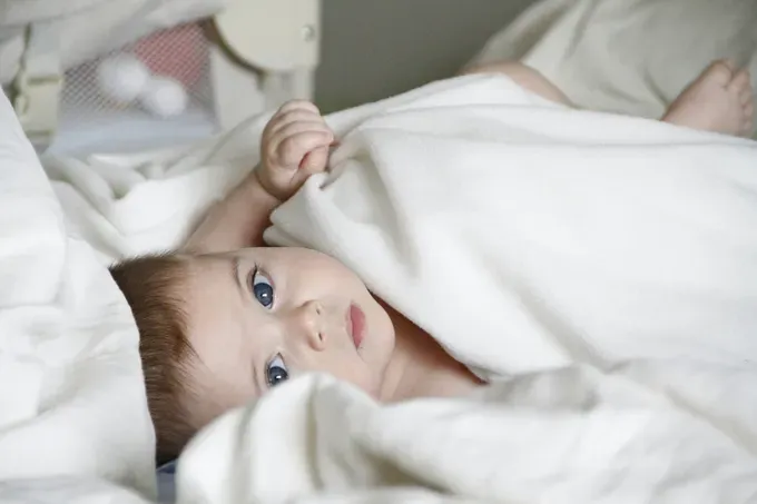 cute baby with beautiful eyes