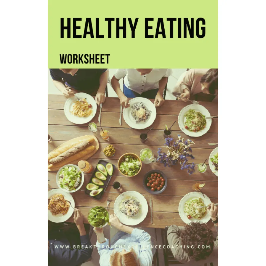 Healthy Eating Worksheet