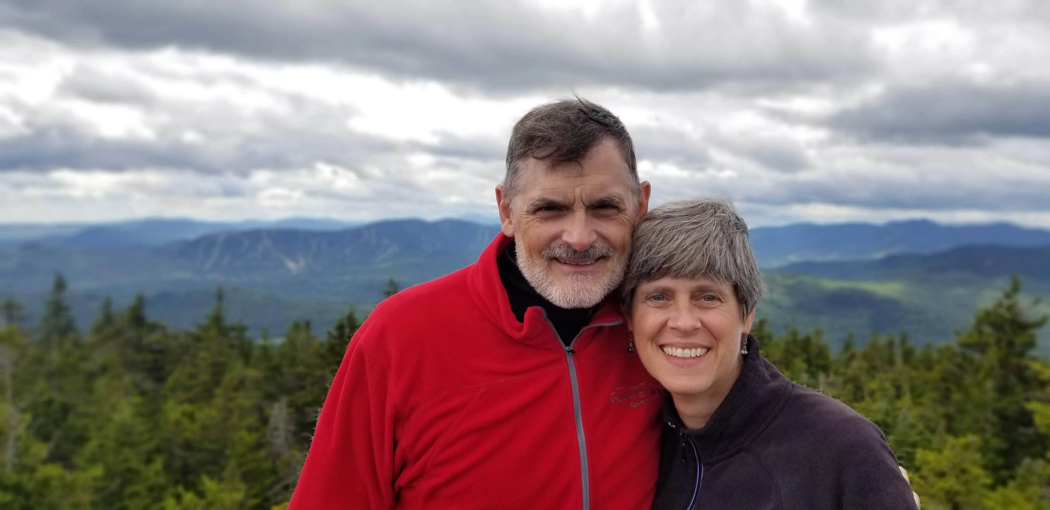 Deborah C. Owen and husband on a mountain