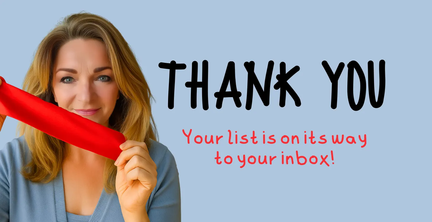 Safe Word List Thank you