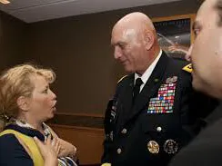 Ali Savitch and General Raymond Odierno US Army Chief of Staff
