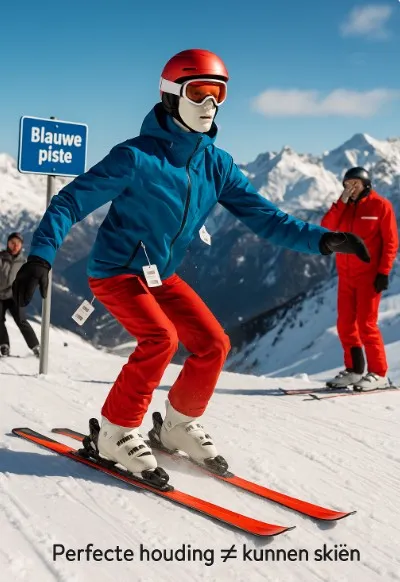 Skihouding, hoe moet je bewegen op ski's