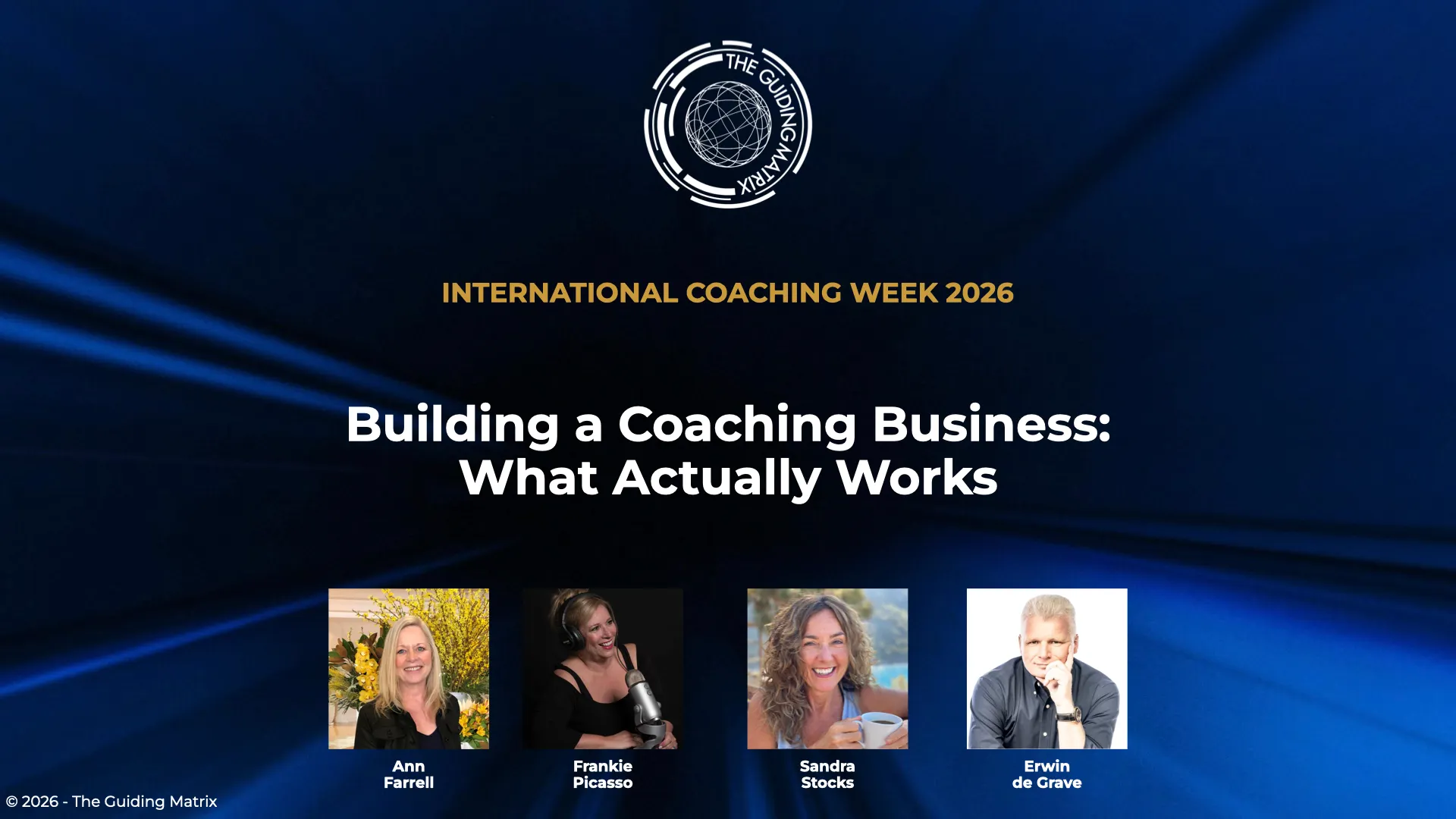 The Business of Coaching panel, ICW 2026