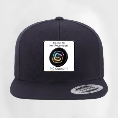 I've Joined The AI revolution ChainGPT flat patch hat