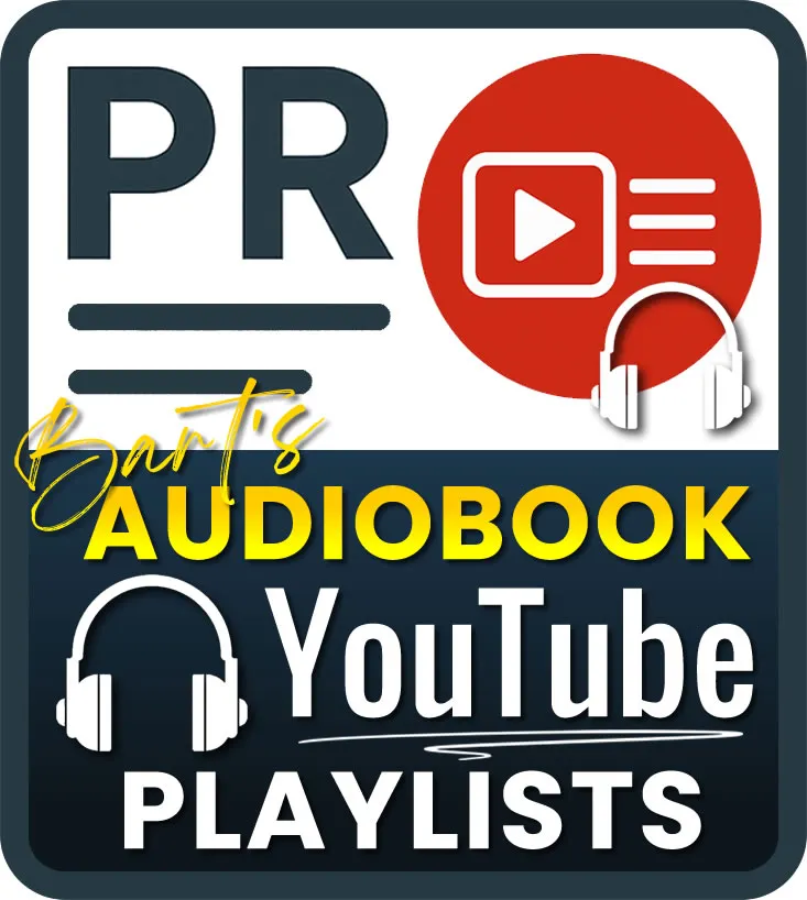 Press Release For Bart Smith's Collection Of Audiobooks On His YouTube Channel