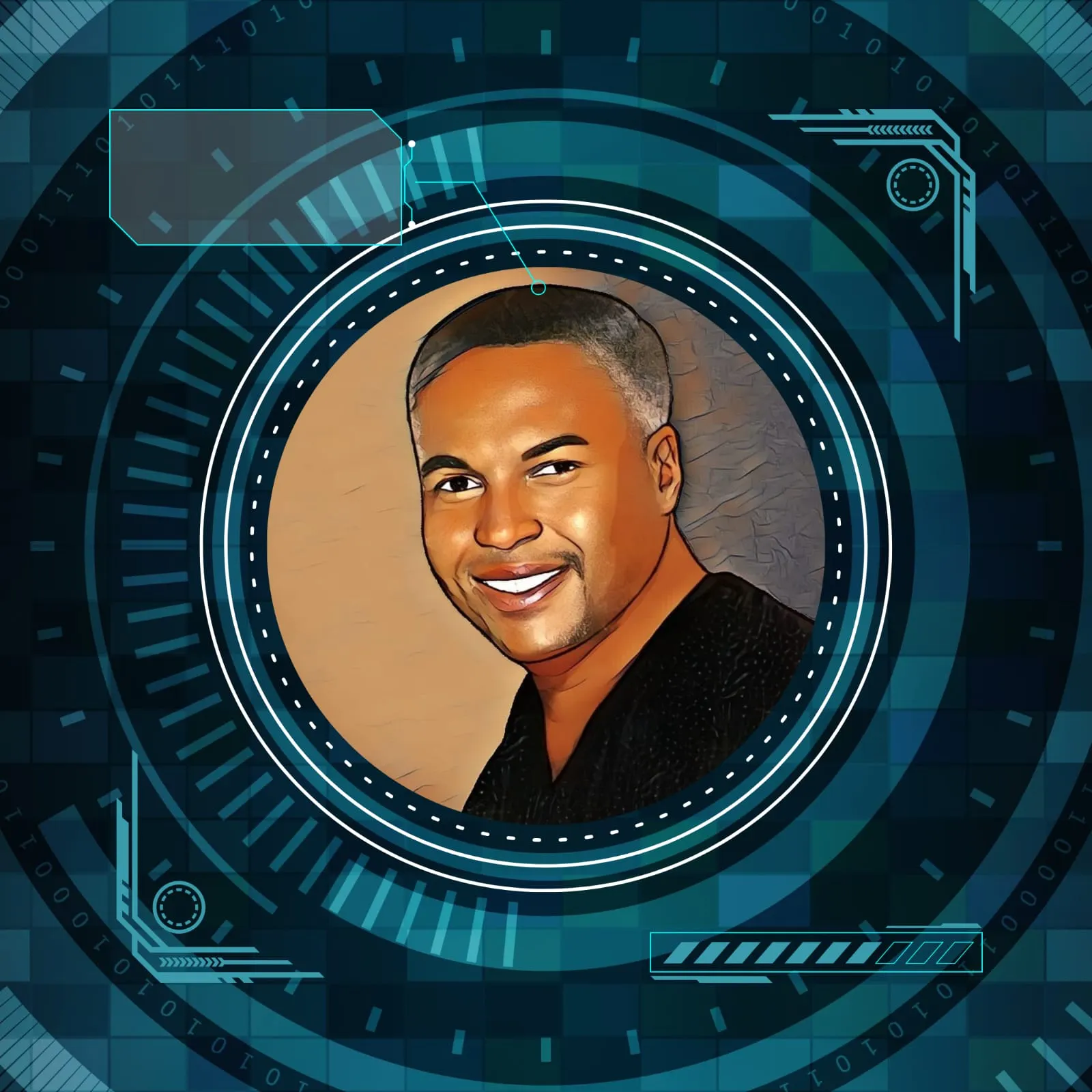 Entrepreneur Hope - Cartoon Avatar Headshot of the Founder & CEO