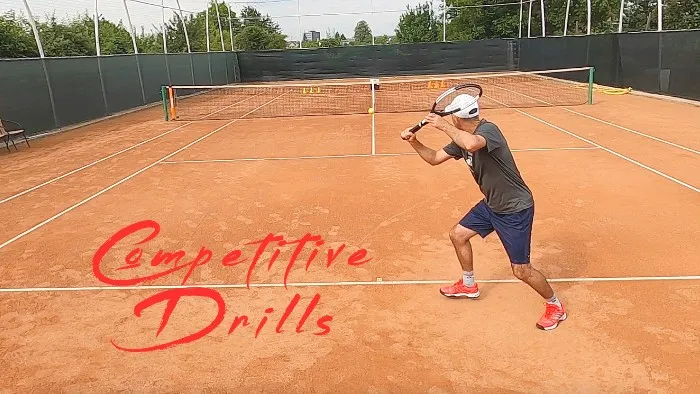 ball machine - competitive tennis drills