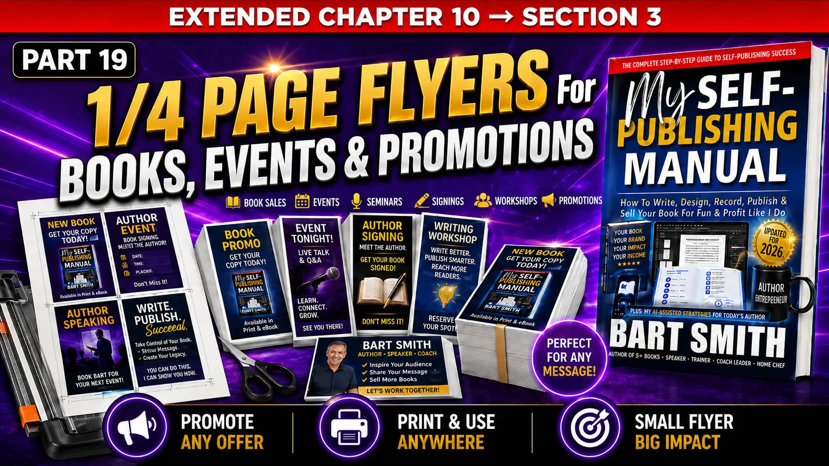 Part 19 —1/4 Page Flyers That Can Be Used For Any/All Purposes