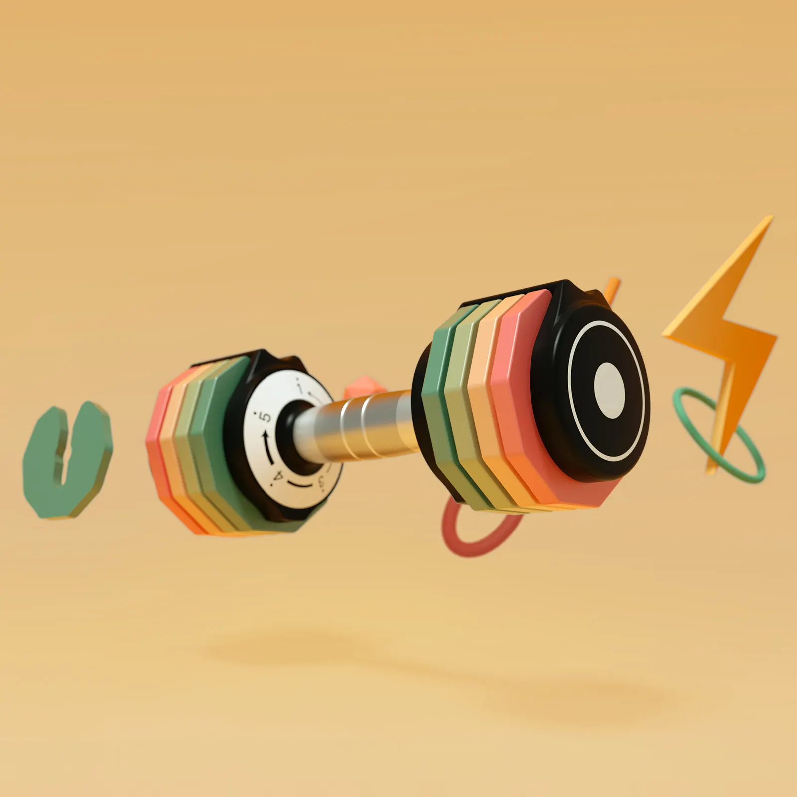 EOAT Rainbow Dumbbells