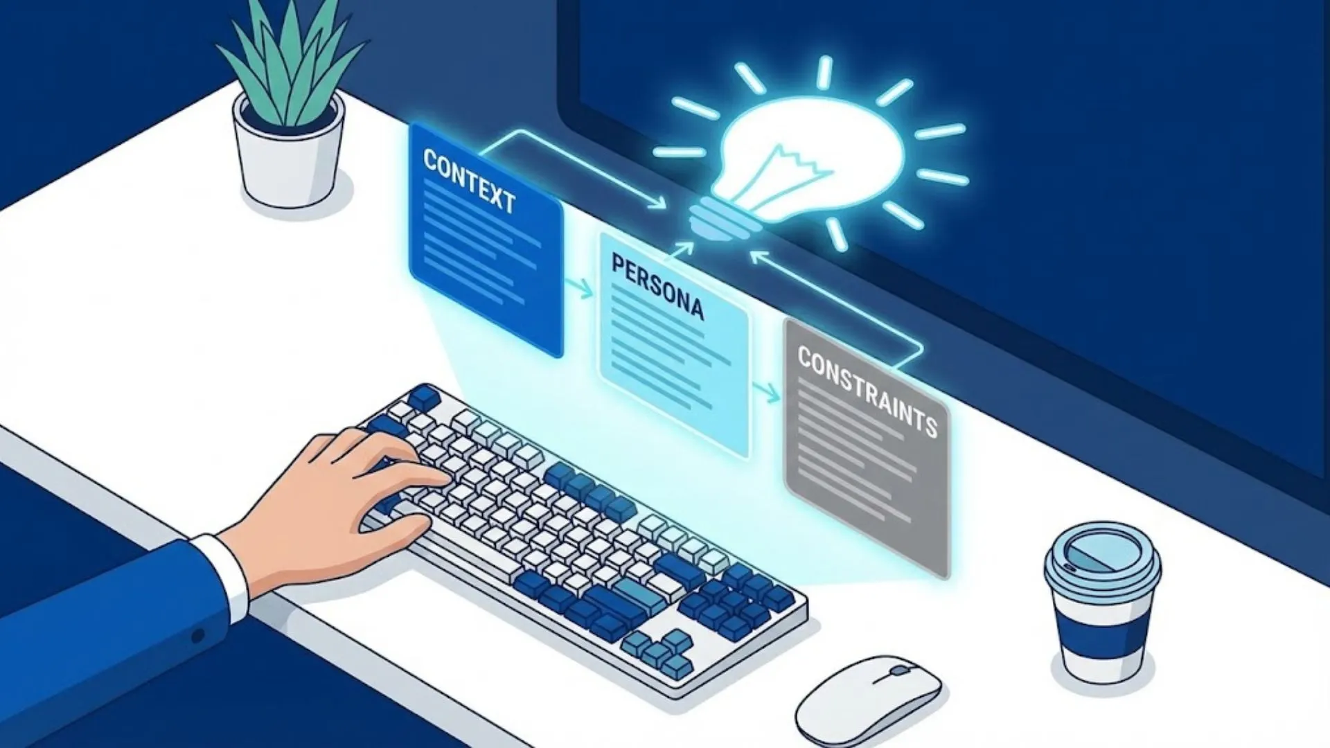 Strategic workflow for creating effective AI generated advertising.