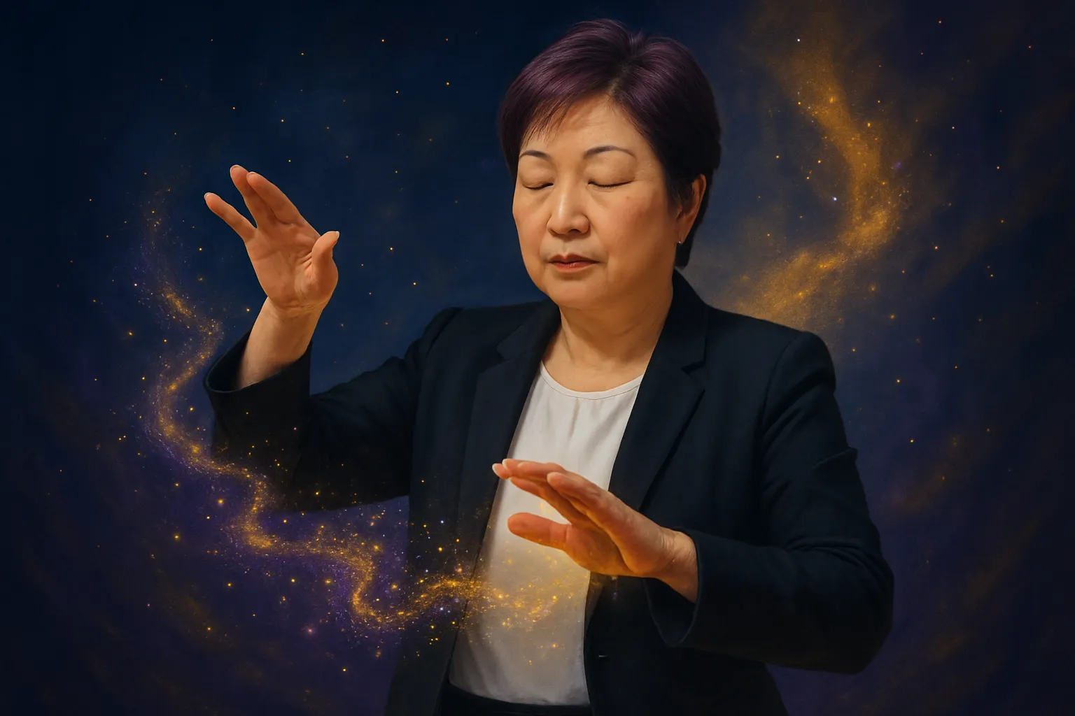 Image of what Pam Sees As Michele Sparkles...