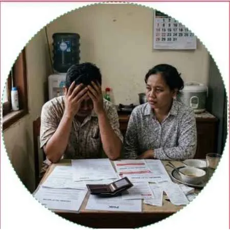 Suami Istri Stress karena PHK, tagihan menumpuk