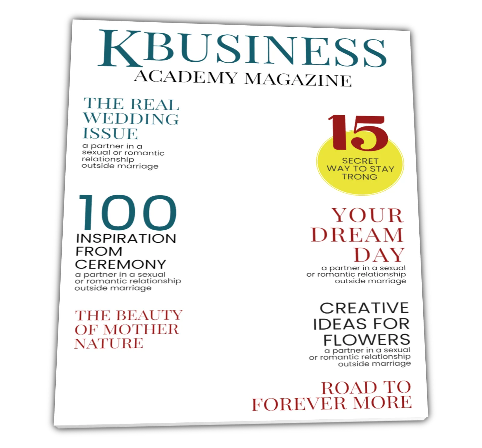 K Business Academy Magazine